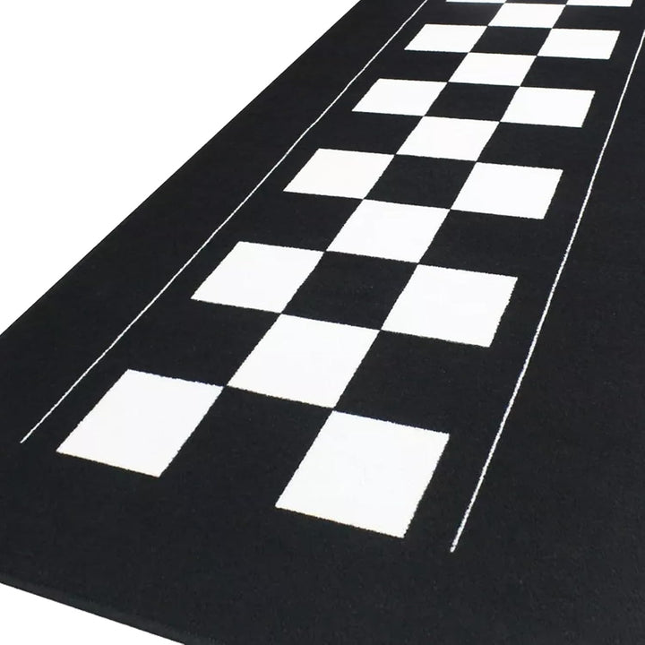 Bike It Teppich Biketek Check Flag Serie 4 Garagenmatte Motorradteppich