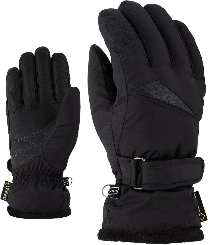 Ziener Damen KOFEL GTX LADY glove Ski-Handschuhe/Wintersport | wasserdicht, atmungsaktiv, black, 6,