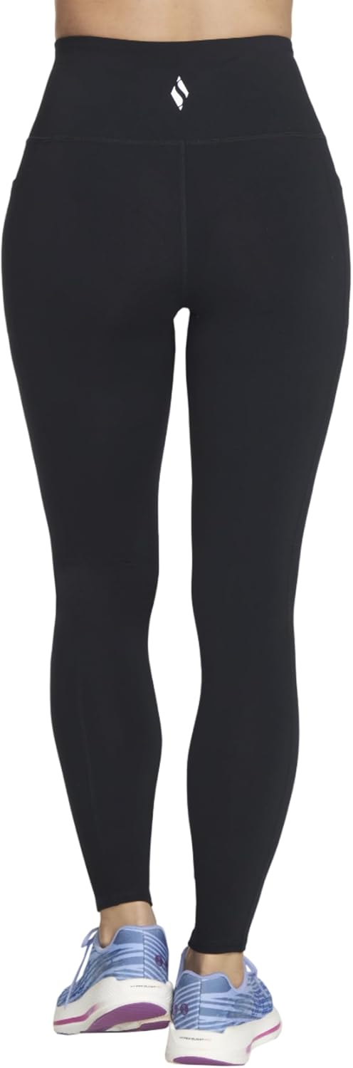 Skechers Damen Go Walk High Waisted Leggings 17 Schwarz, 17 Schwarz
