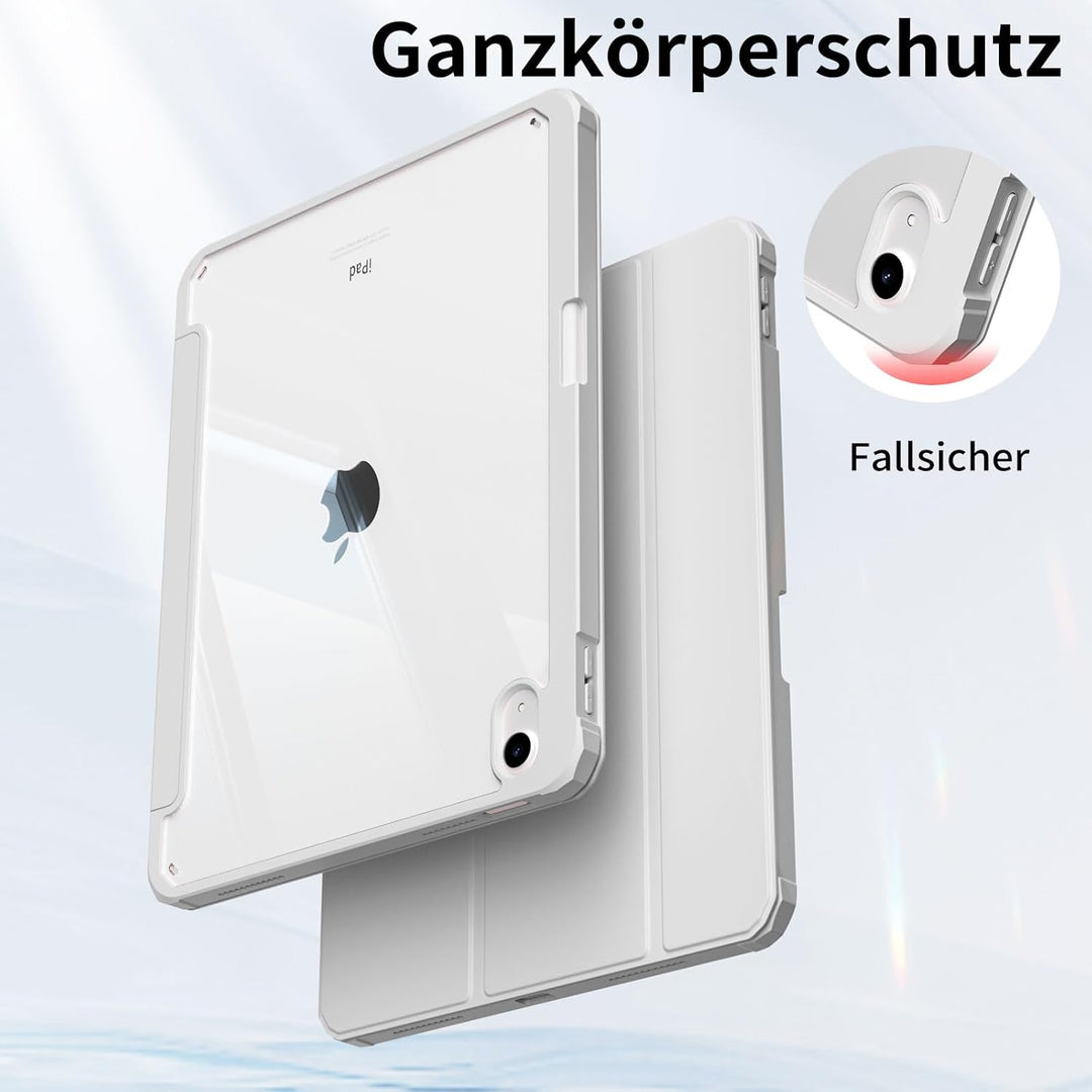 Hülle für iPad 10. Generation 2022 10,9 Zoll/iPad 11 (A16) 2025 Schutzhülle mit Stifthalter, Stossfe