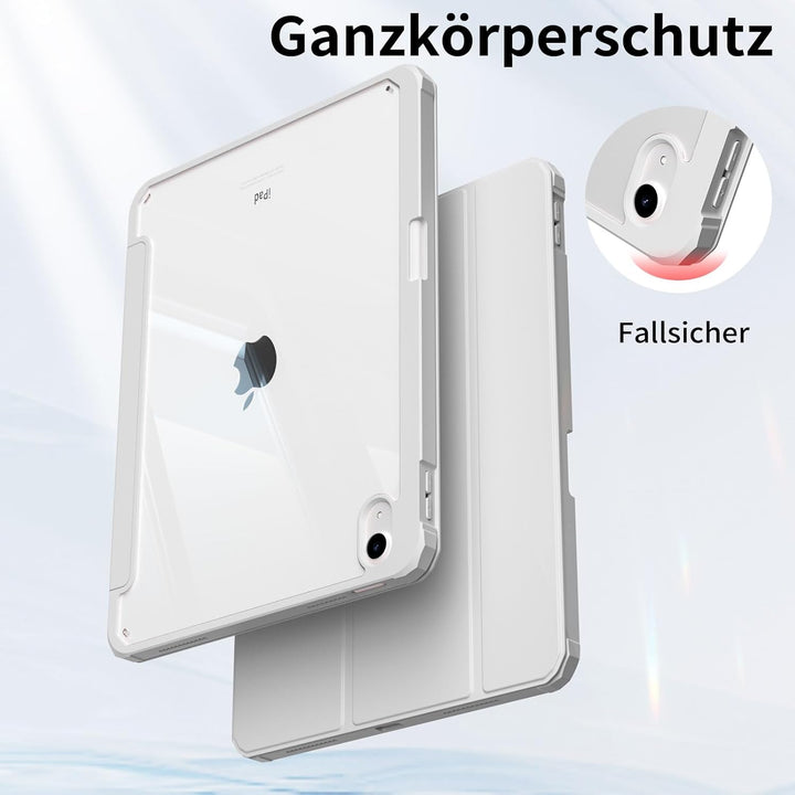 Hülle für iPad 10. Generation 2022 10,9 Zoll/iPad 11 (A16) 2025 Schutzhülle mit Stifthalter, Stossfe