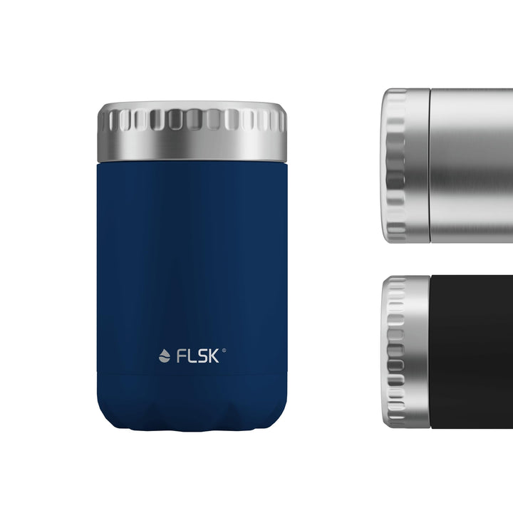 FLSK Food Jar Thermobehälter für Essen [600ml] – hält 8 Std. warm & 24 Std. kalt – VICC®-Technologie