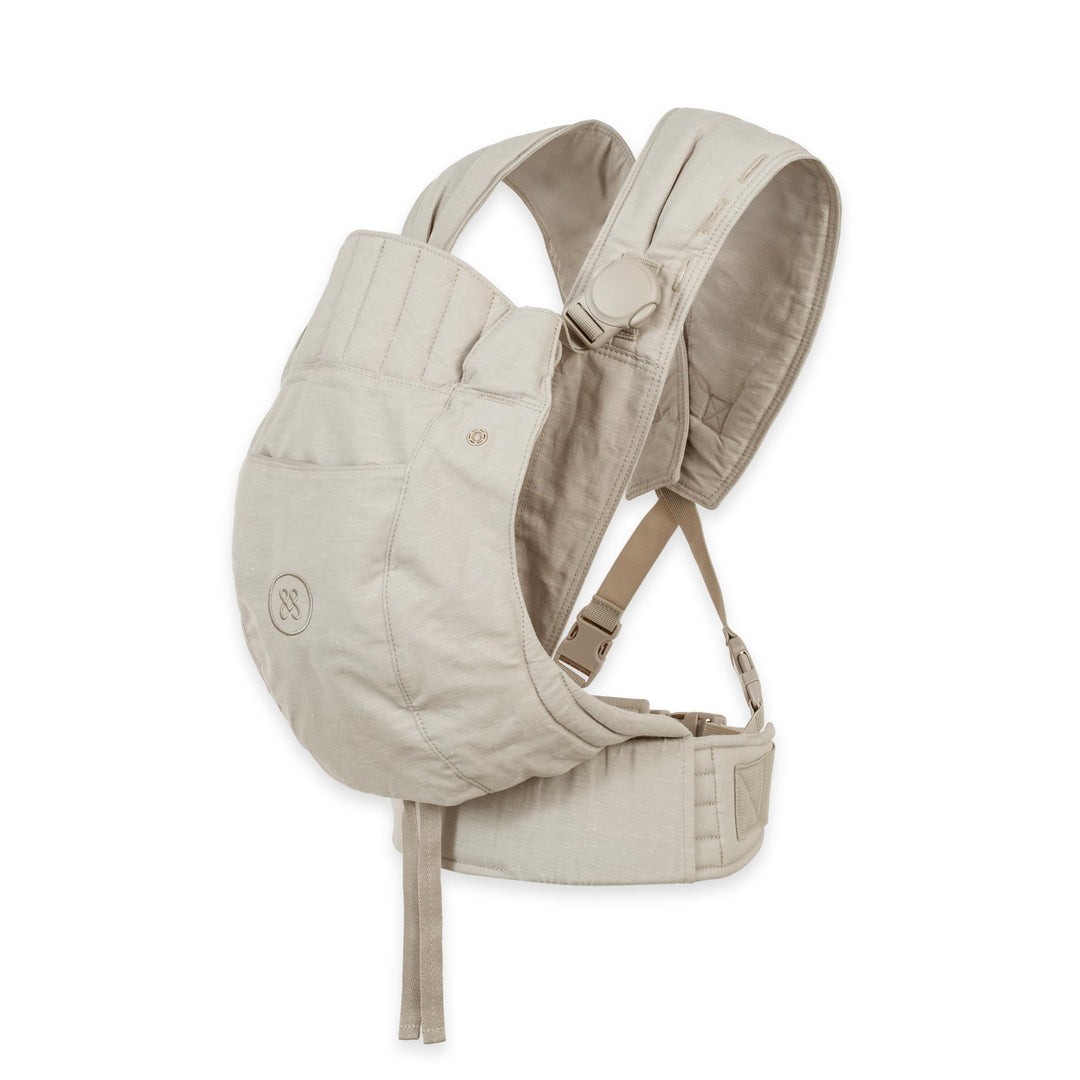 emma & noah Premium Babytrage – mitwachsend 3,5–15kg, ergonomisch, leise Magnetverschlüsse, gepolste
