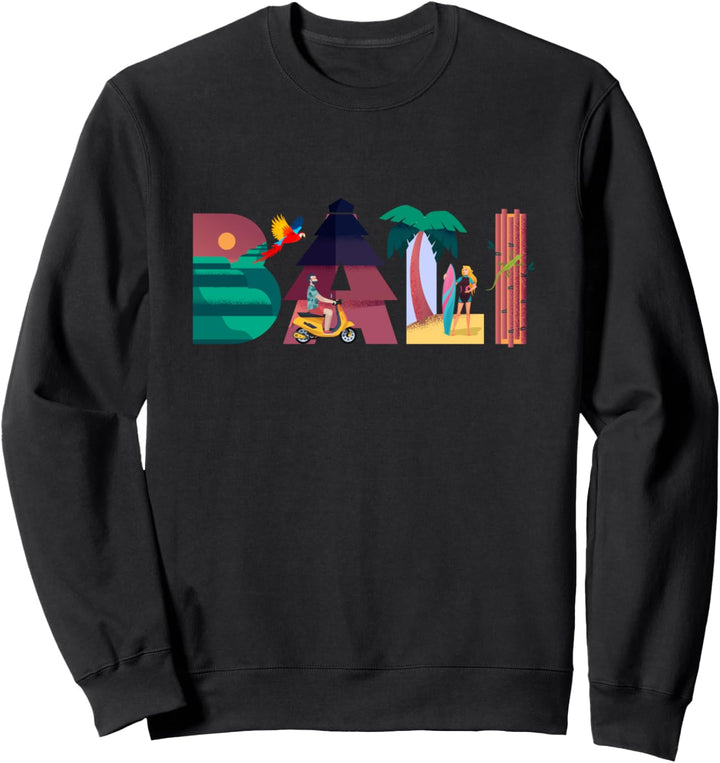 Bali Indonesien Insel Paradies Natur Kultur Ferien Geschenk Sweatshirt