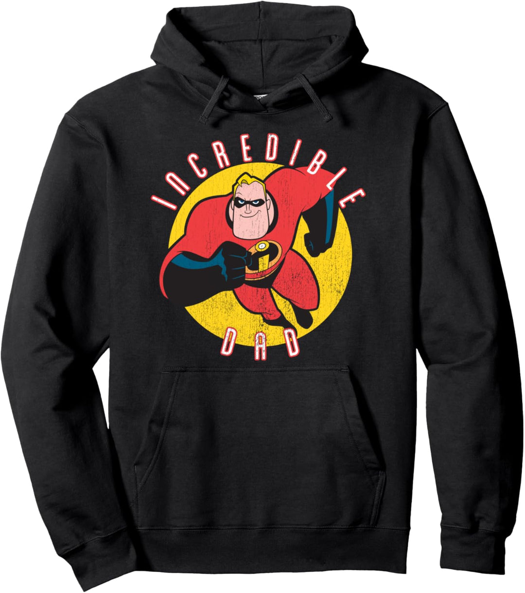 Disney Pixar Bob Incredible Dad Poster Pullover Hoodie