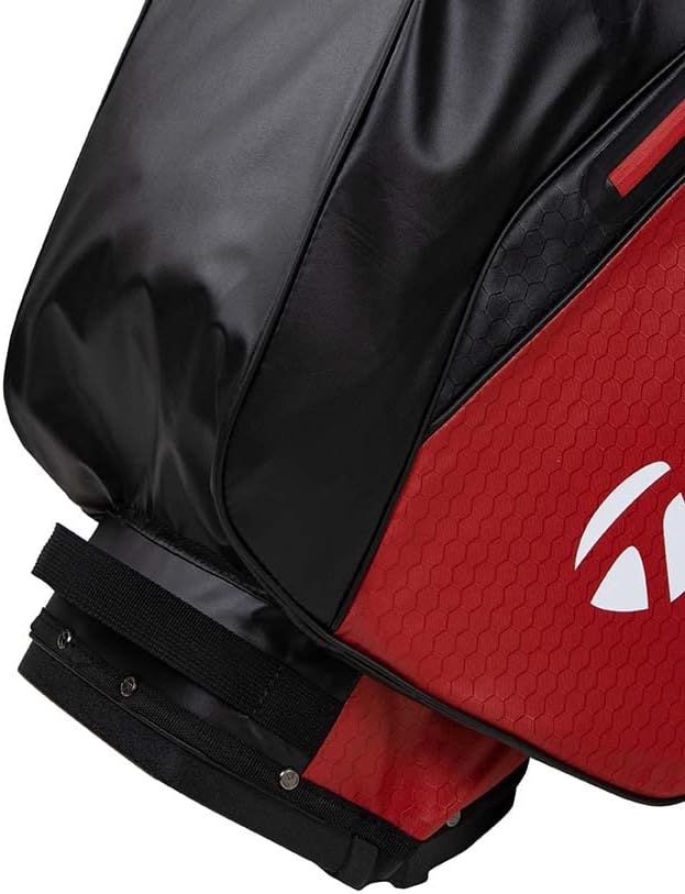 TaylorMade Flextech Waterproof wasserdichte Standtasche Einheitsgrösse Rot, Schwarz und Weiss, Einhe