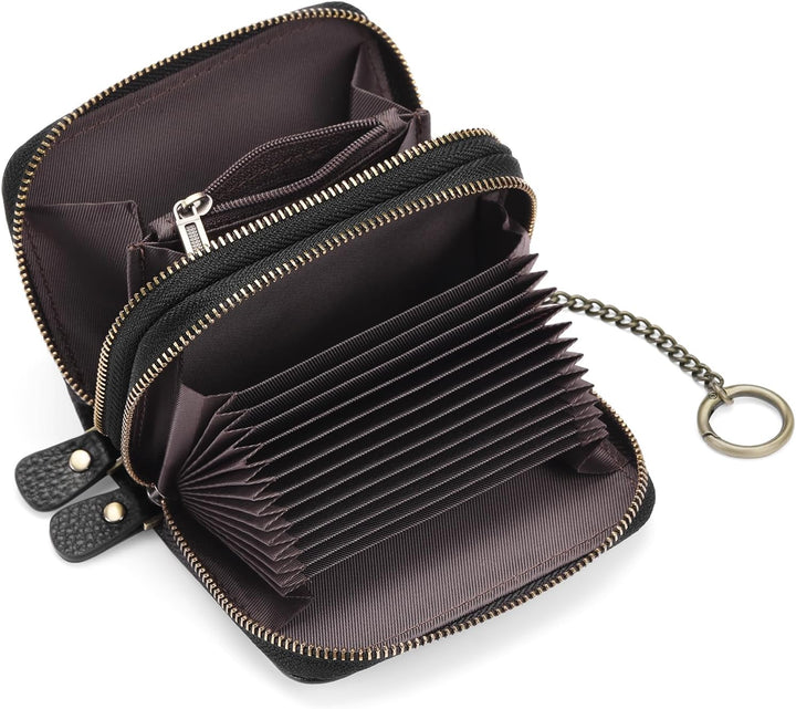 GAEKEAO Geldbörse Damen Kreditkartenetui Damen Geldbörse Damen Klein Portemonnaie Damen RFID-Blockie