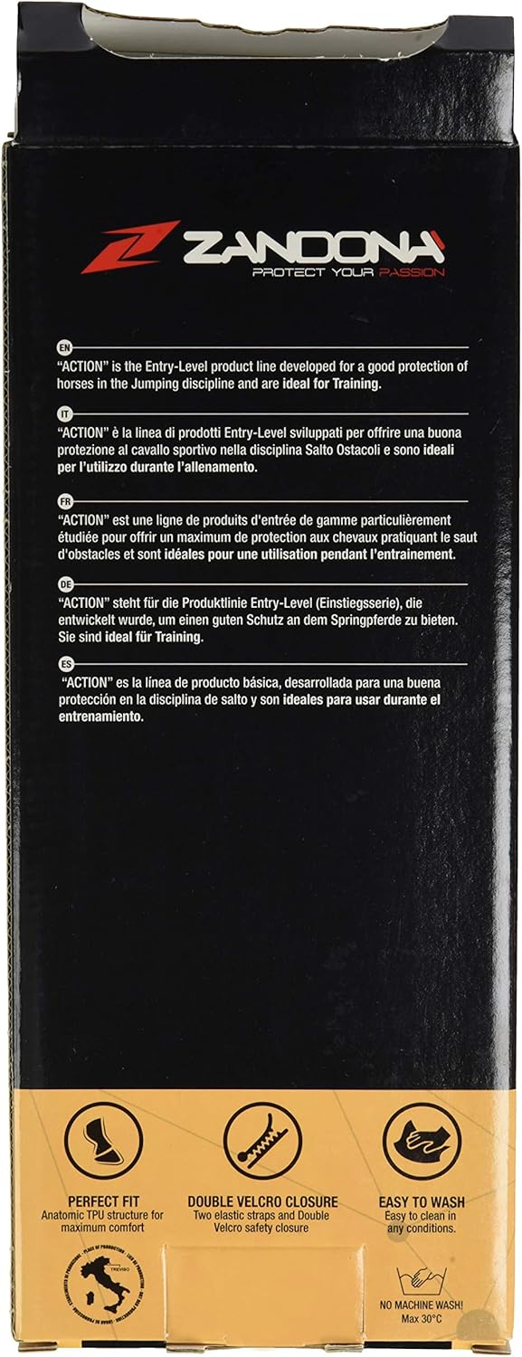 Action Tendon, Protektoren für Pferde M Schwarz, M Schwarz