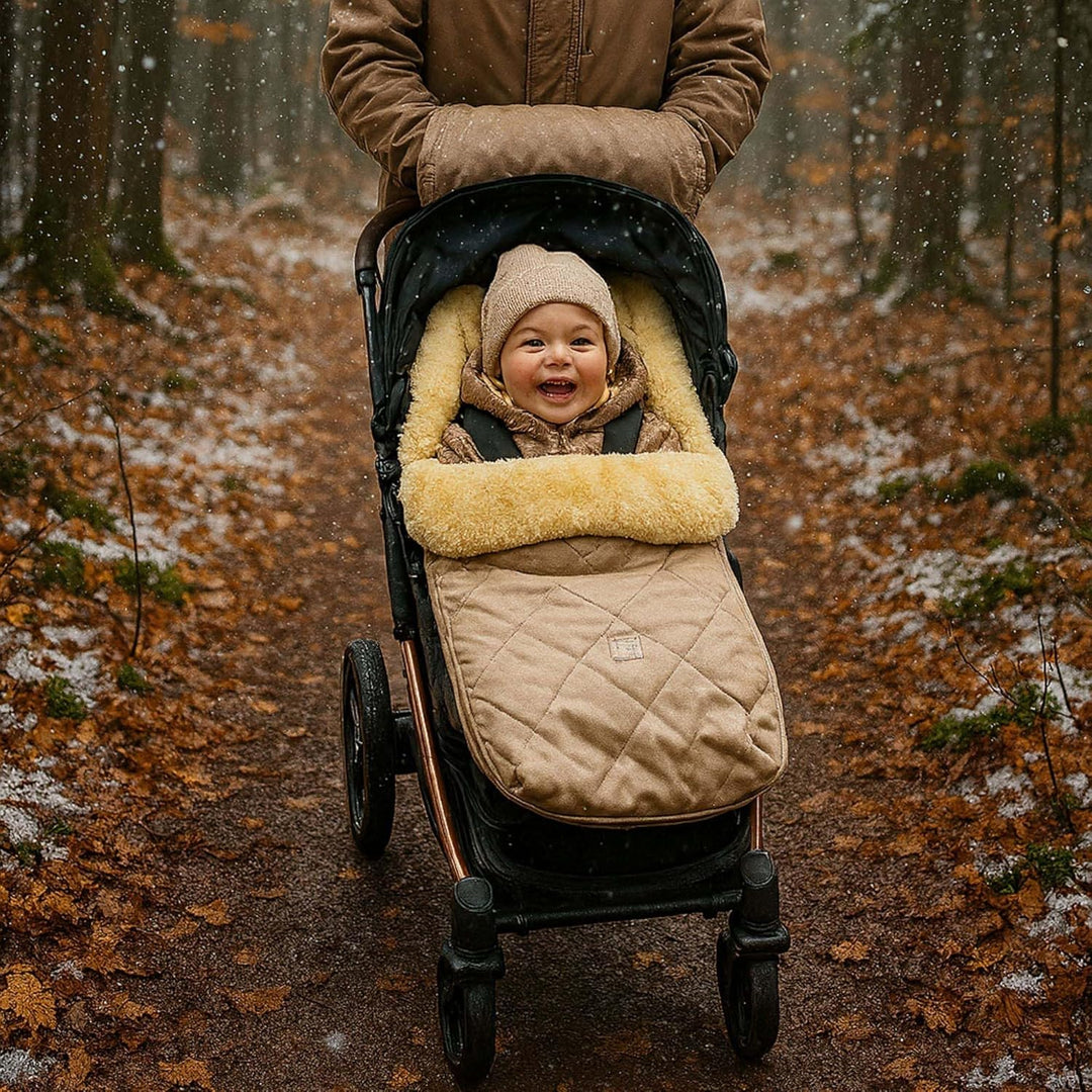 Kaiser Coosy Lammfell Kinderwagen Fusssack, 85 x 45 cm, Universal Passform (ginger), ginger