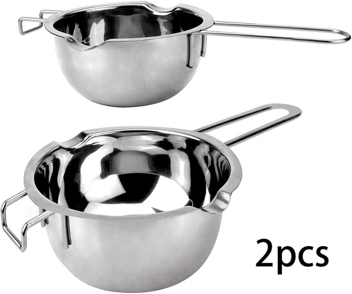 Liummrcy Edelstahl Doppelkessel, heisser Schmelztopf Universal 400 ml, 1000 ml Butter -Schokoladenke
