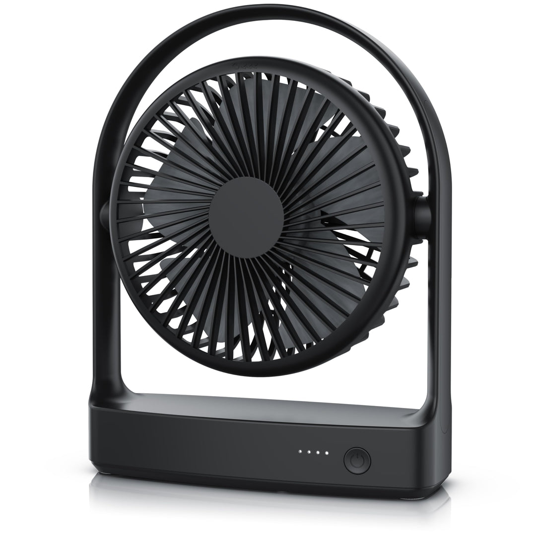 CSL - Akku Tischventilator – Mini Ventilator USB – DC Motor Brushless silent sehr leise – 4000 mAh L