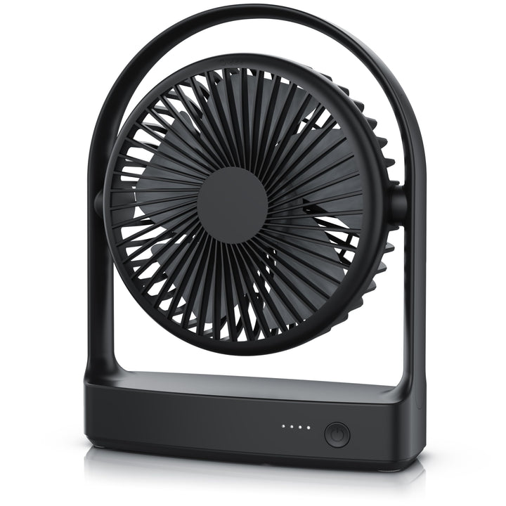 CSL - Akku Tischventilator – Mini Ventilator USB – DC Motor Brushless silent sehr leise – 4000 mAh L