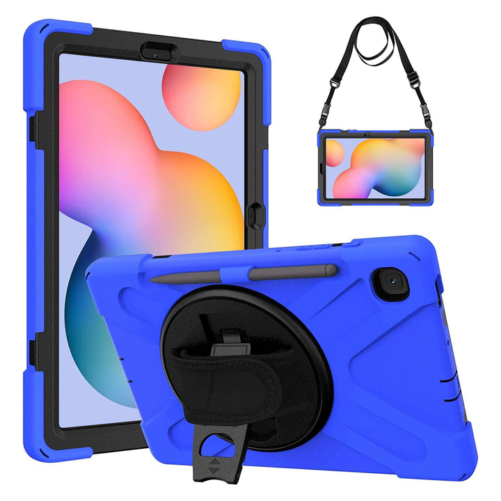 Gerutek Hülle Samsung Galaxy Tab S6 Lite 10,4 Zoll (2024/2022/2020), Stossfeste Robust Panzerhülle m
