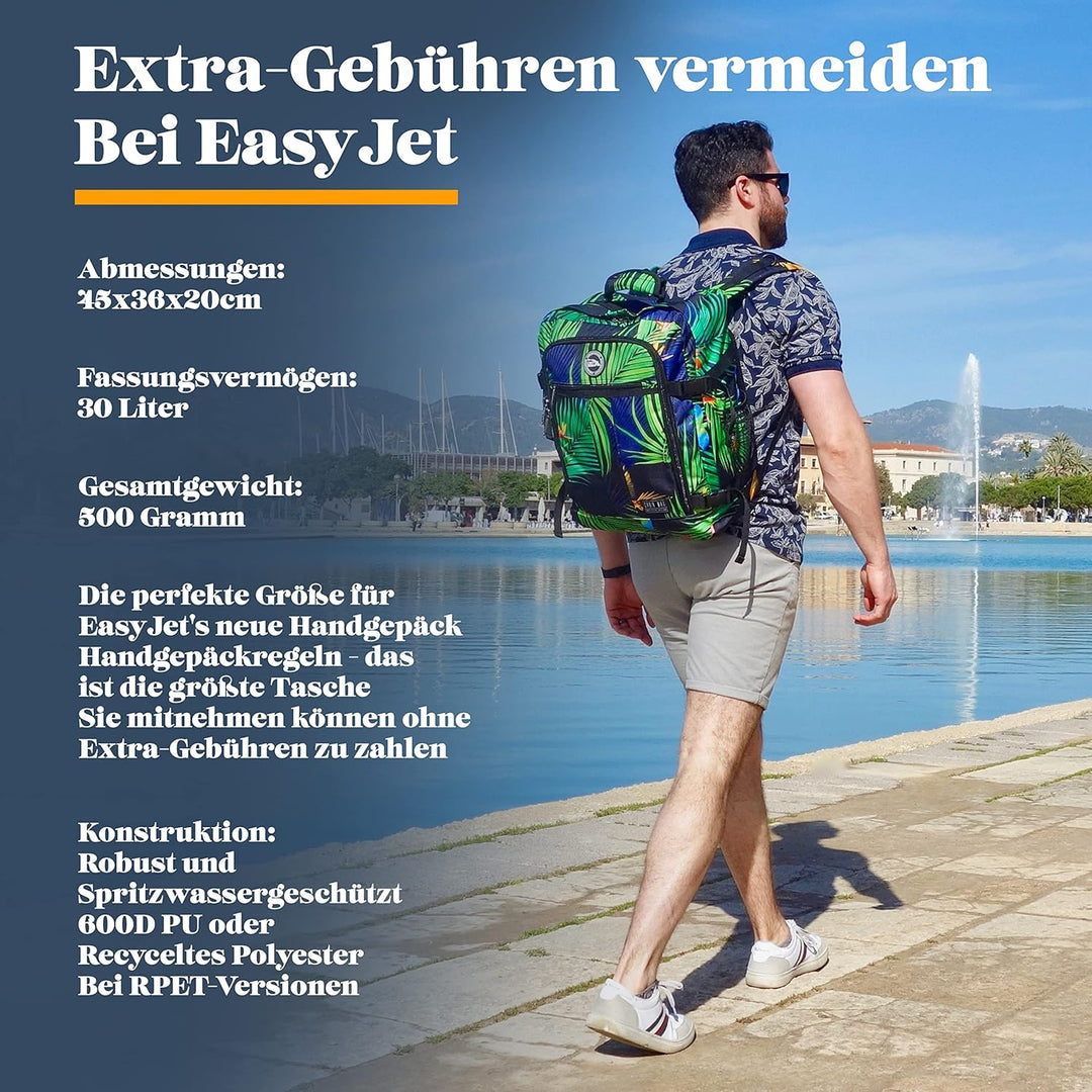 Cabin Max Metz Handgepäck Rucksack 45x36x20, Reiserucksack, Rucksack Flugzeug, Travel Backpack für C