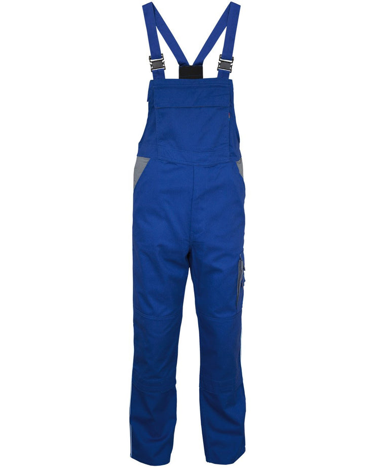 Carson Contrast Latzhose, 1 Stück, 28, royal/grau, CC726.RYG 28 Royal/Grau, 28 Royal/Grau