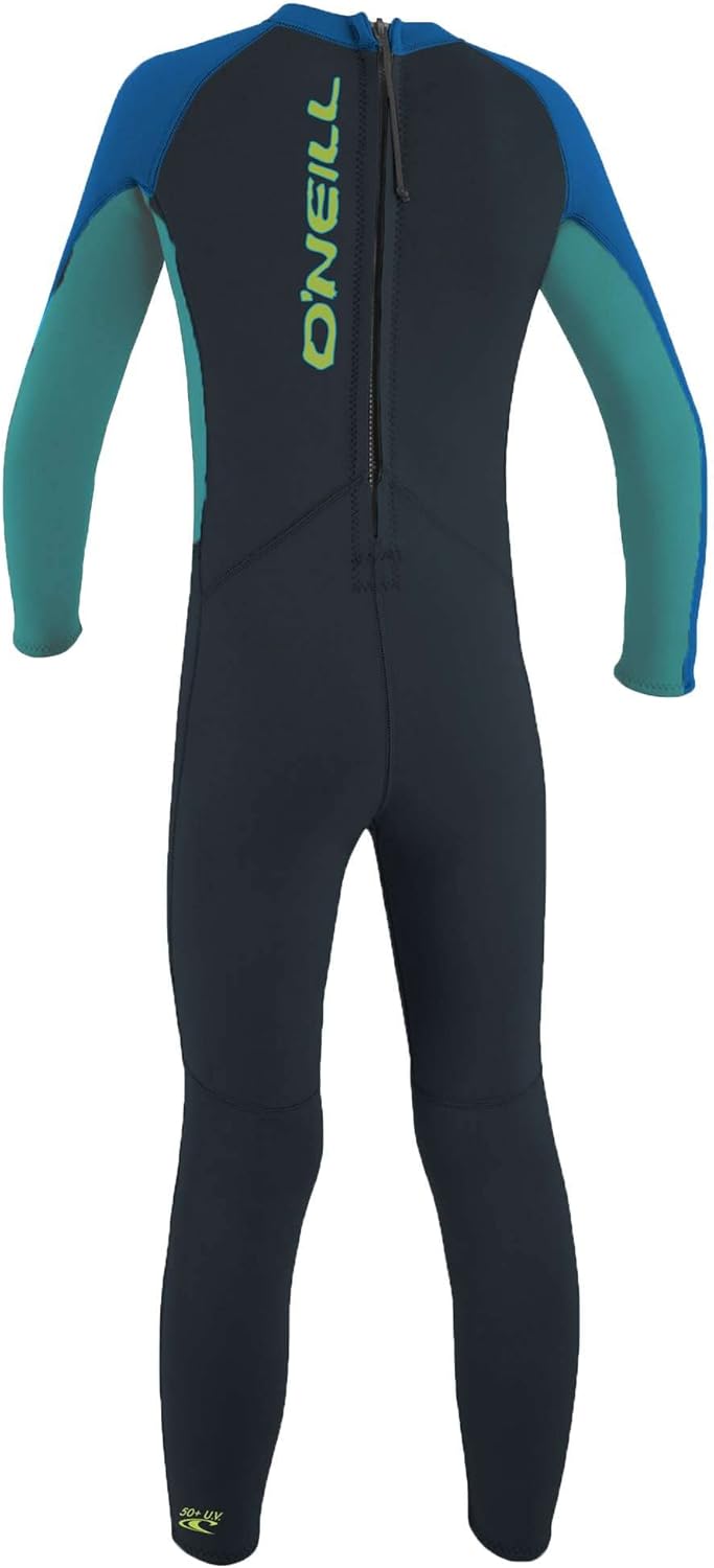 O'Neill Herren Toddler Reactor Ii 2mm Back Zip Full Wetsuit Neoprenanzug 4 Slate/Light Aqua/Ocean, 4