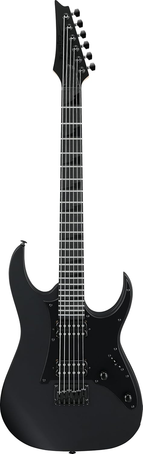 Ibanez GRGR131EX-BKF GIO Stealth Series Electric Guitar - Black Flat