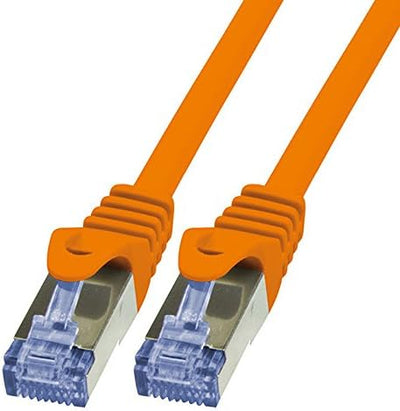 BIGtec LAN Kabel 50m Netzwerkkabel Ethernet Internet Patchkabel CAT.6a weiss Gigabit SFTP doppelt ge