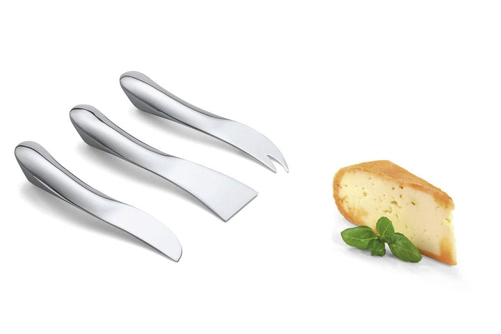 Philippi - WAVE Käsemesser 3er Set - verschiedene Messer für alle Käsesorten - tolles Geschenk in sc