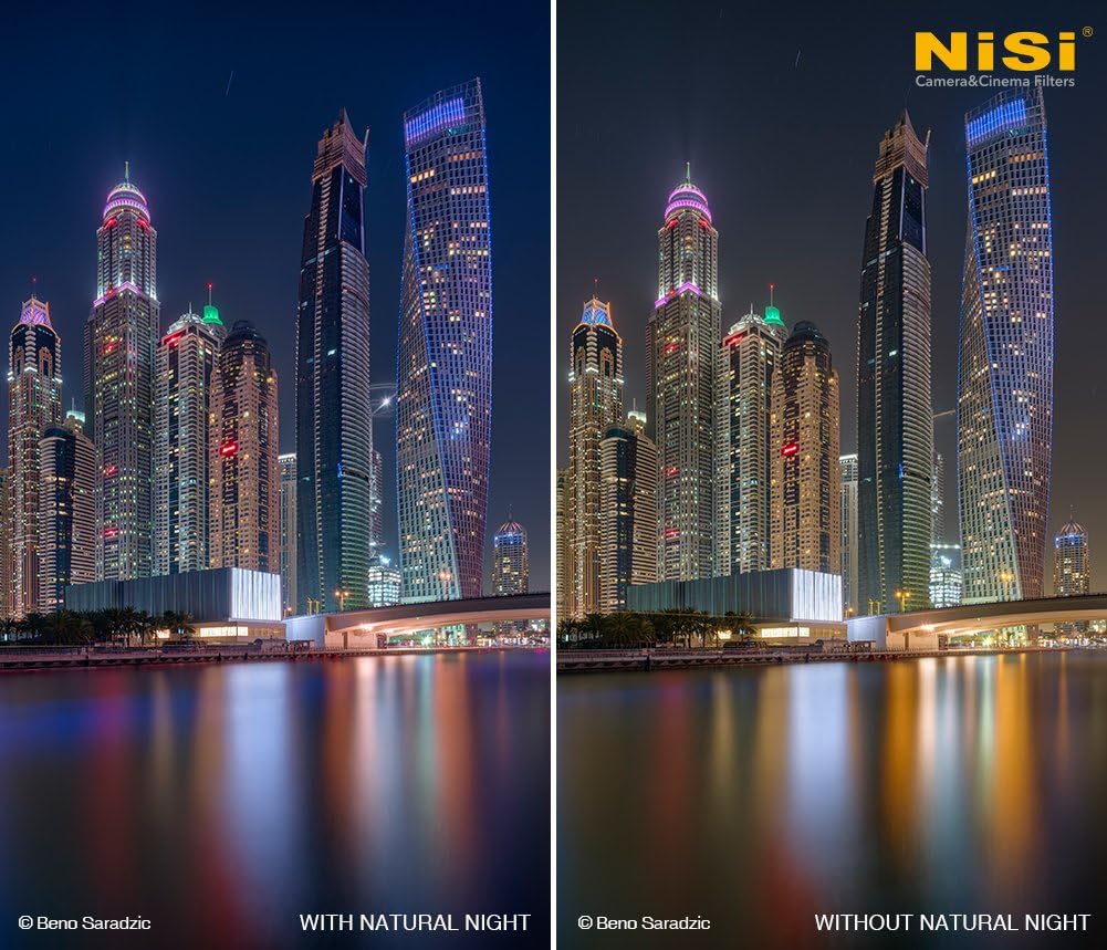 NiSi Zirkularer Natural Night Filter 72mm für Nachtaufnahmen &amp; Astrofotografie Zirkularer Filter 72c