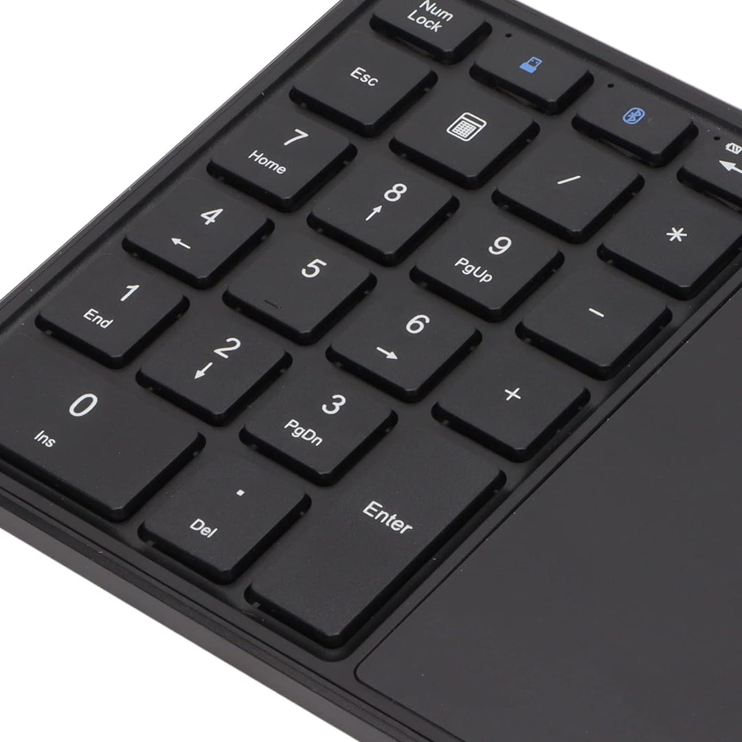 Kabelloser Ziffernblock, 2 in 1 22 Tasten 2,4 G Touchpad Bluetooth 4.2 Nummernblock, Typ C Aufladung