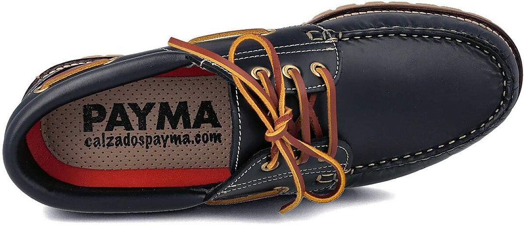 PAYMA - Herren Damen Kinder Bootsschuhe Segelschuhe Mokassins aus Seahorse Geölt Leder 3 Eye Classic