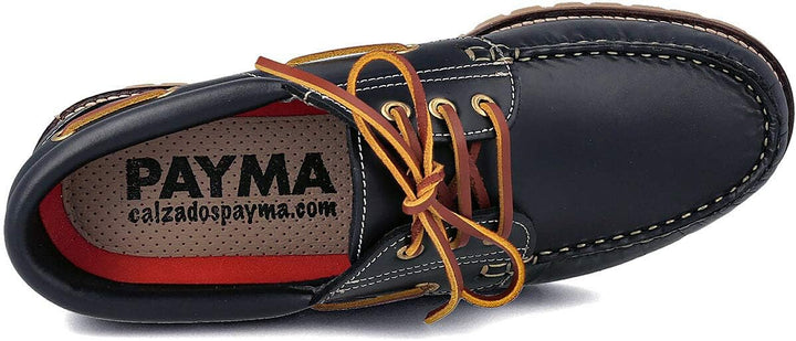 PAYMA - Herren Damen Kinder Bootsschuhe Segelschuhe Mokassins aus Seahorse Geölt Leder 3 Eye Classic