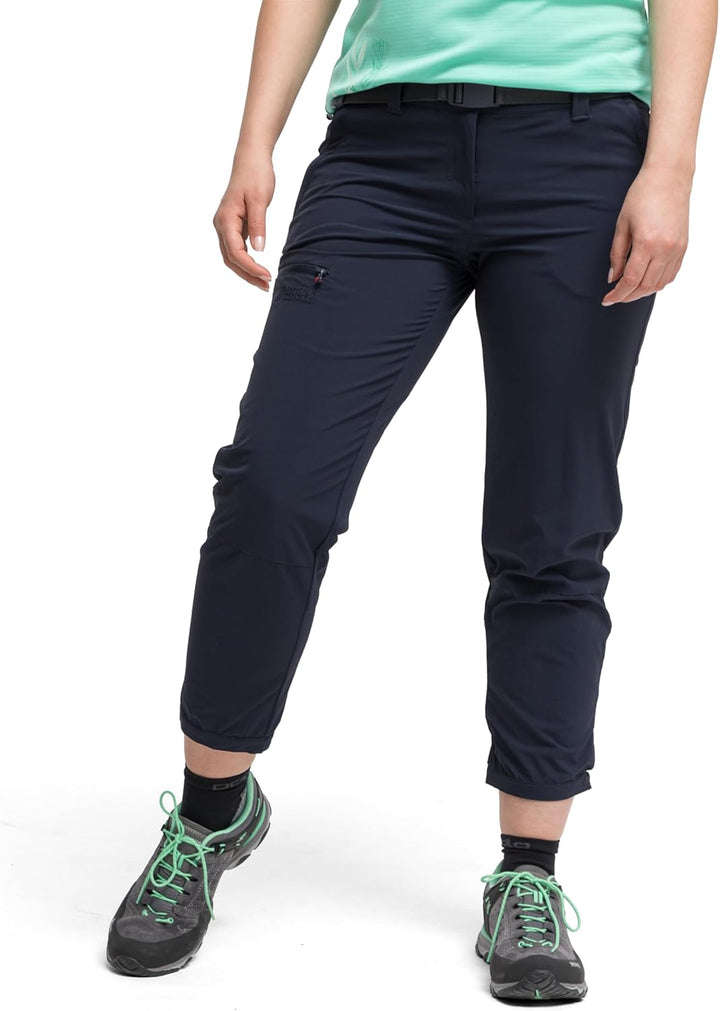 Maier Sports Inara Slim 3/4, Damen Wanderhose, Wasserabweisende Dreiviertelhose für Trekking und Hik