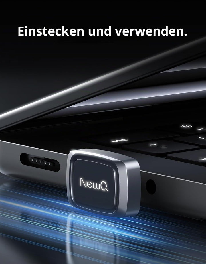 NEWQ USB-C Stick, UFS Speicher, Ultra Kompakter Low-Profile USB-C Speicherstick 450 MB/s Schreibgesc
