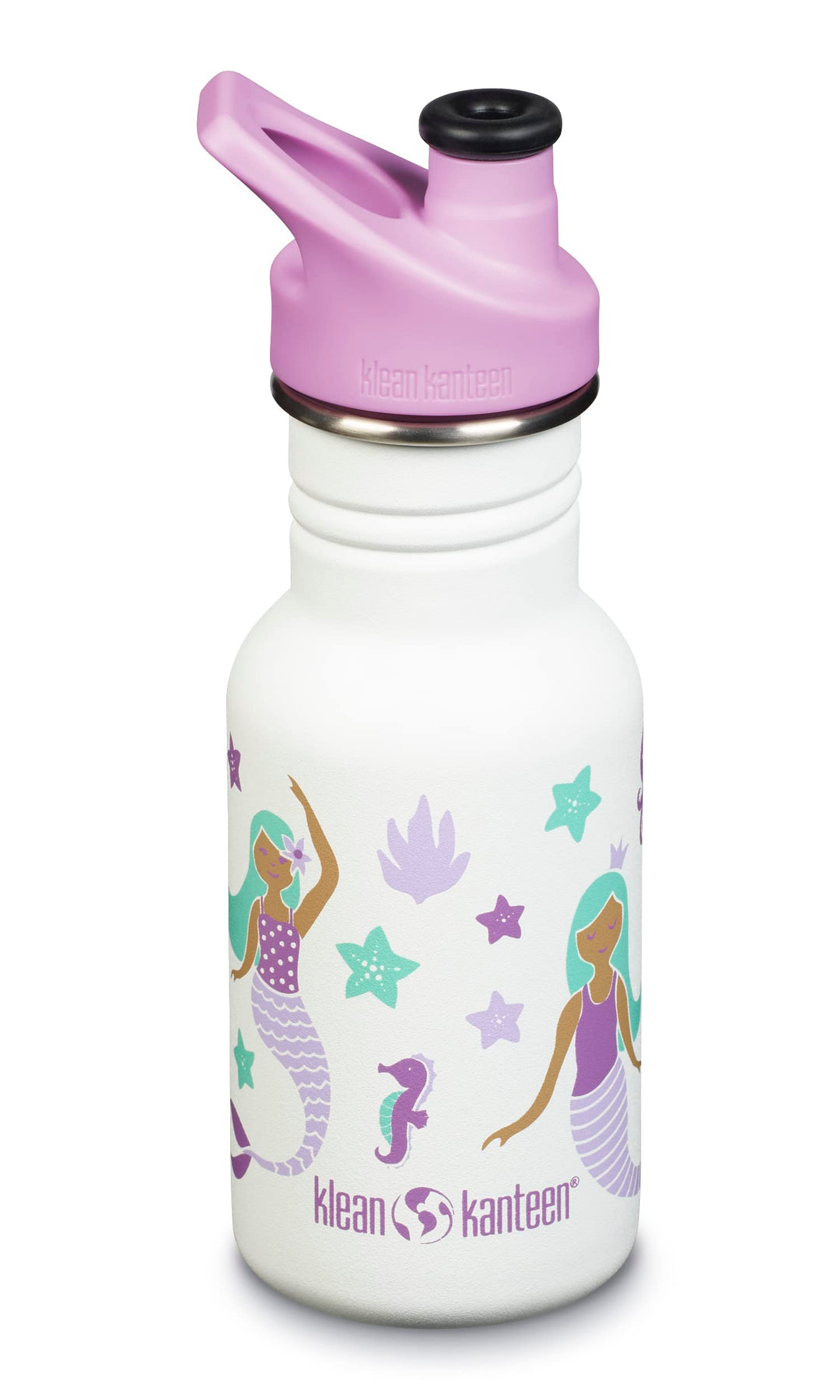Klean Kanteen Unisex-Kinder Flasche 355 ml Mermaids, 355 ml Mermaids