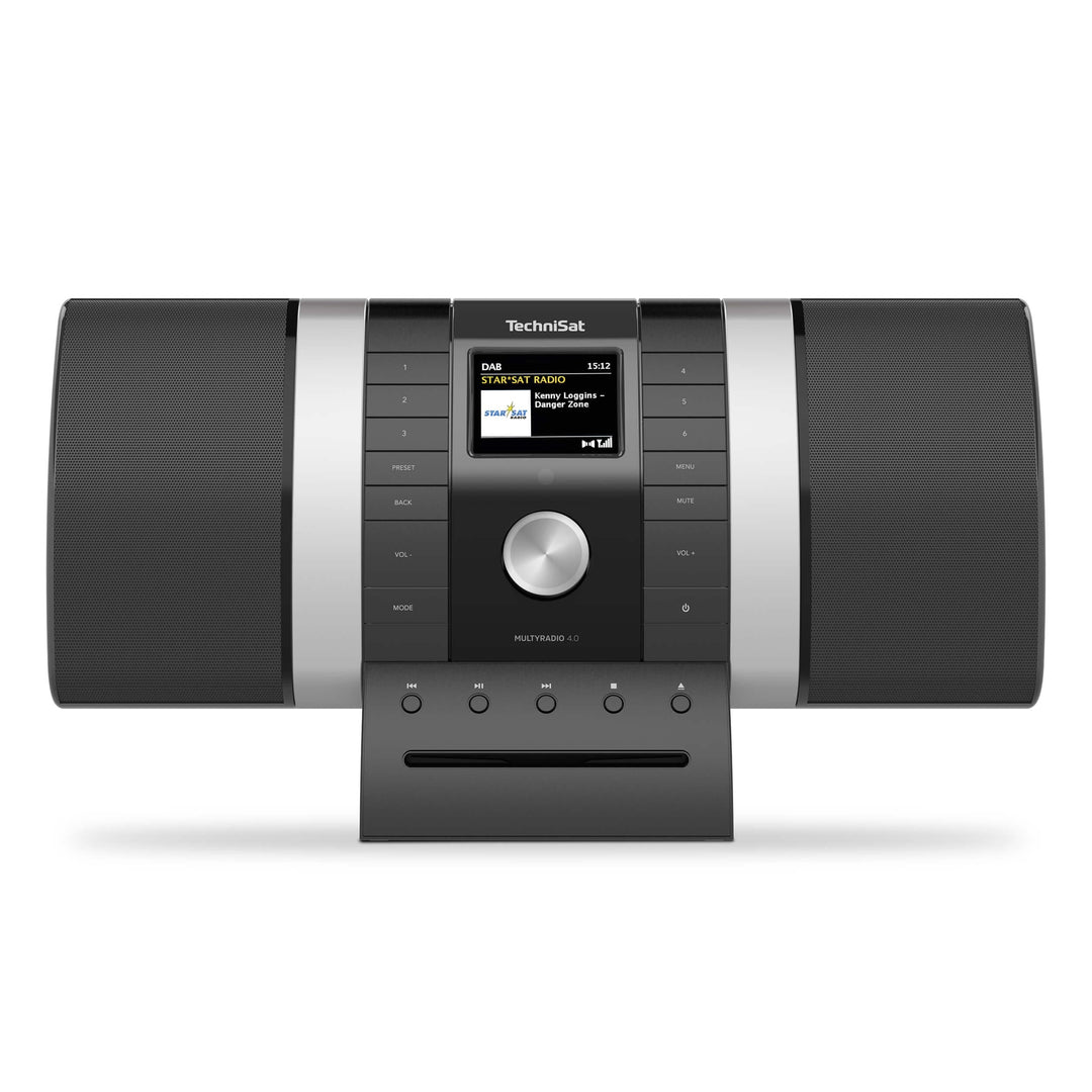 TechniSat MULTYRADIO 4.0 - Internetradio (WLAN Radio, DAB+, UKW, Spotify, Bluetooth, CD-Player, USB,