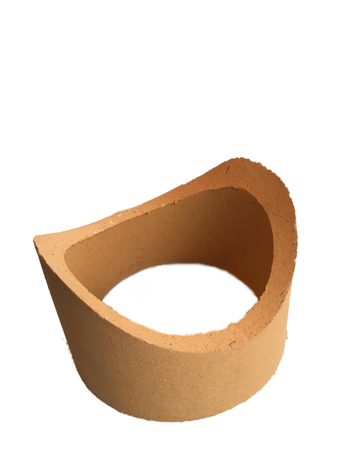 Schamotterohr Wolfshöher TONWERKE Sattelstück Länge 8,5 cm (Ø 140mm), Ø 140mm