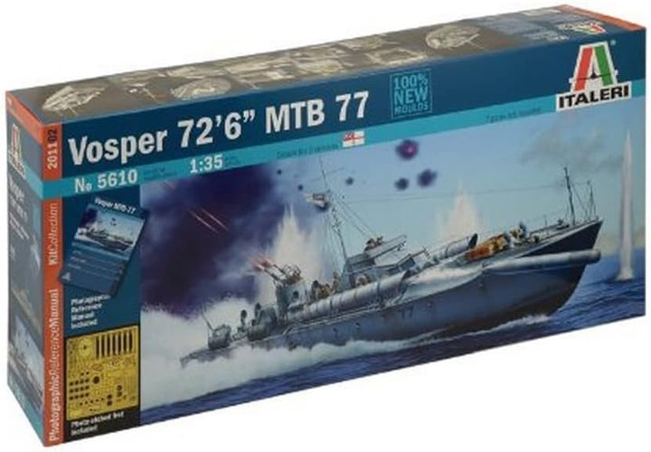 Italeri 510005610-1:35 Vosper 72''6' MTB 77
