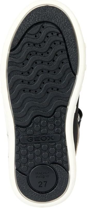 Geox Mädchen J Skylin GirlSneaker 29 EU Black Dk Pink, 29 EU Black Dk Pink
