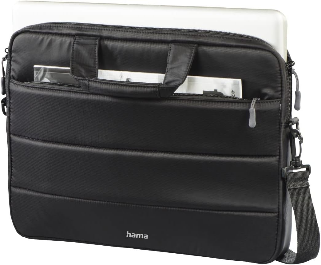 Hama Unisex Toronto Notebook Tasche (1er Pack) 13,3'' / 34 cm Schwarz, 13,3'' / 34 cm Schwarz