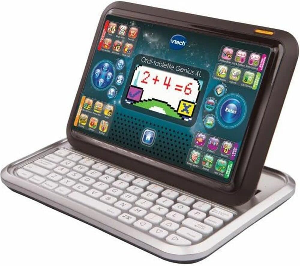 VTech – 155505 – ordi-tablette – Genius XL - Französische Version Schwarz, Schwarz