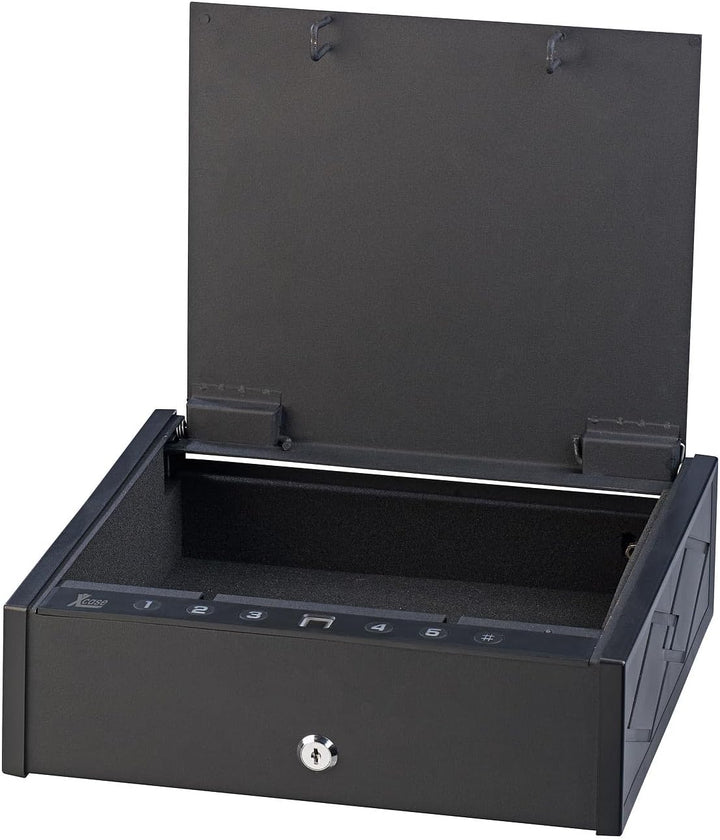 Xcase Safe: Smarter Tresor mit biometrischer Fingerabdruckerkennung, App (Safe Tresor mit Schlüssel,
