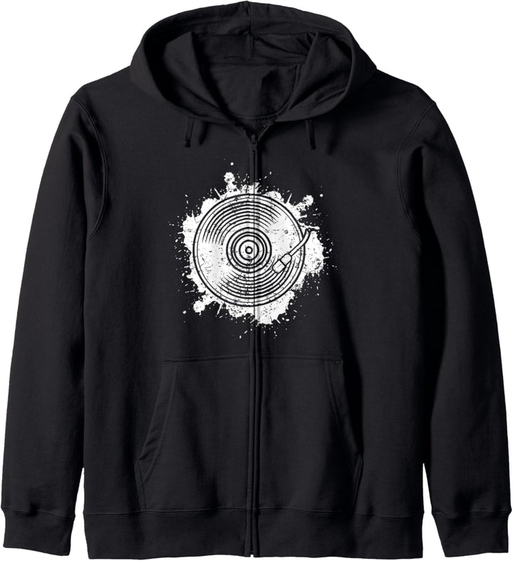 Schalplatte Vinyl Geschenkidee Kapuzenjacke