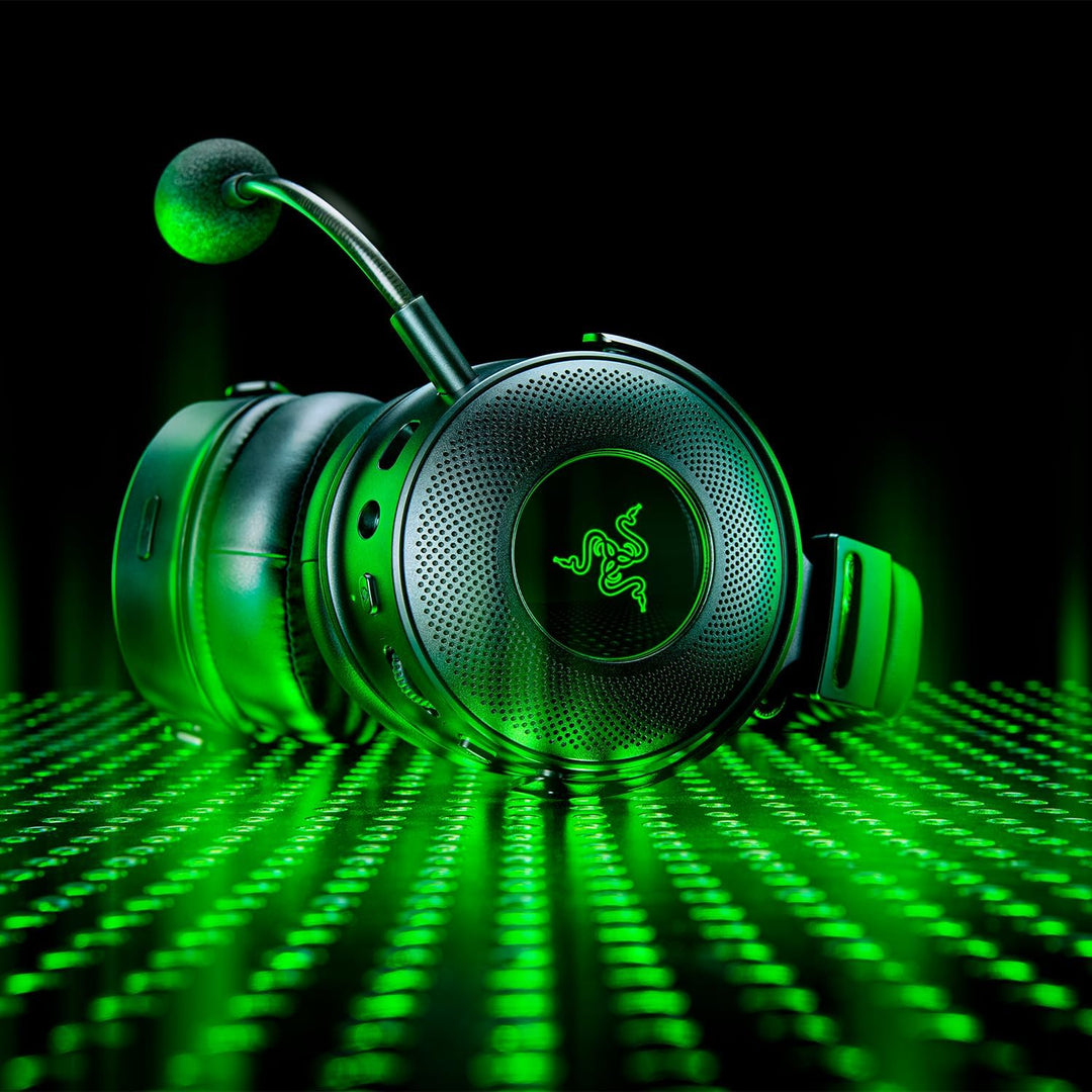 Razer Kraken V3 Pro - Kabelloses Gaming-Headset mit Taptic Technology (Kopfhörer mit sensorischem To