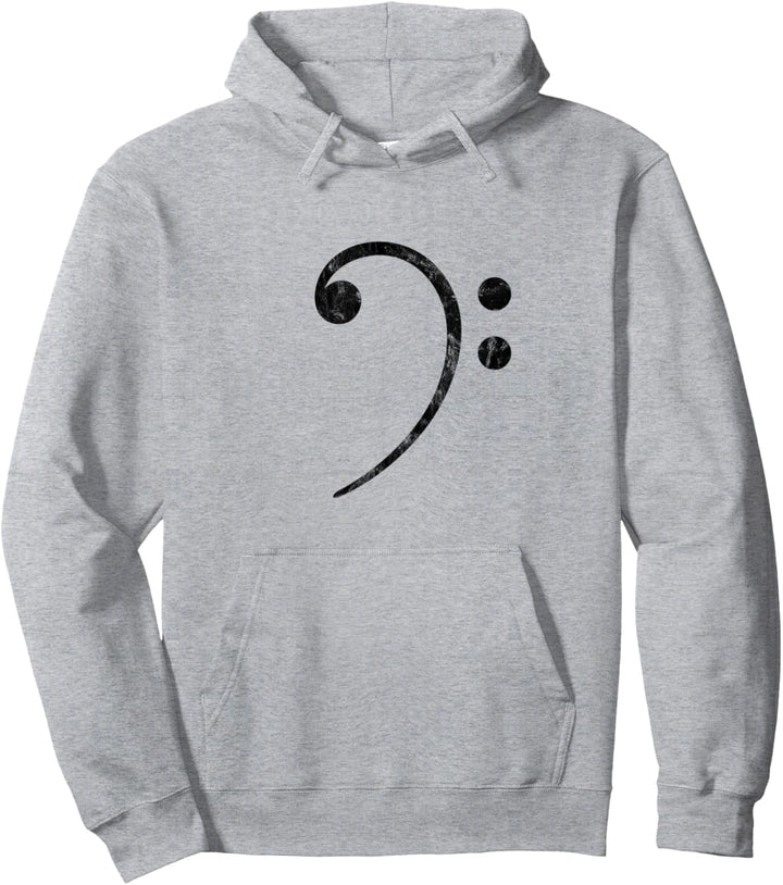 Bassschlüssel Musik Symbol Bassist Musiknoten Band Musiker Pullover Hoodie