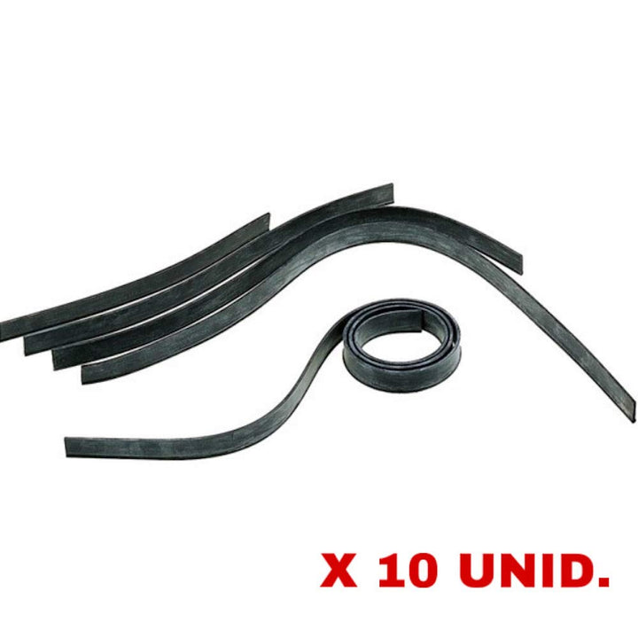 Unger RR450 Pro Wischergummi, Soft, Schwarz, 45cm Grösse, 10 Stück, 45cm Grösse