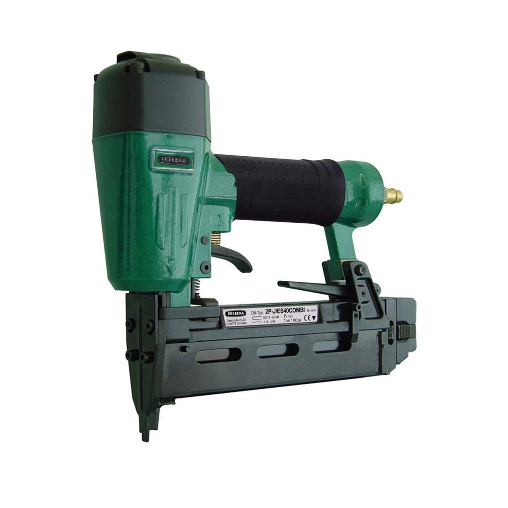 Prebena 2P-JES40COMBI Druckluftnagler 5-7 bar für Heftklammern Brads