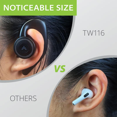 Avantree TWS116 – Kabellose Open-Ear-Kopfhörer Funkkopfhörer Bluetooth und Ladestation mit Geräuschk