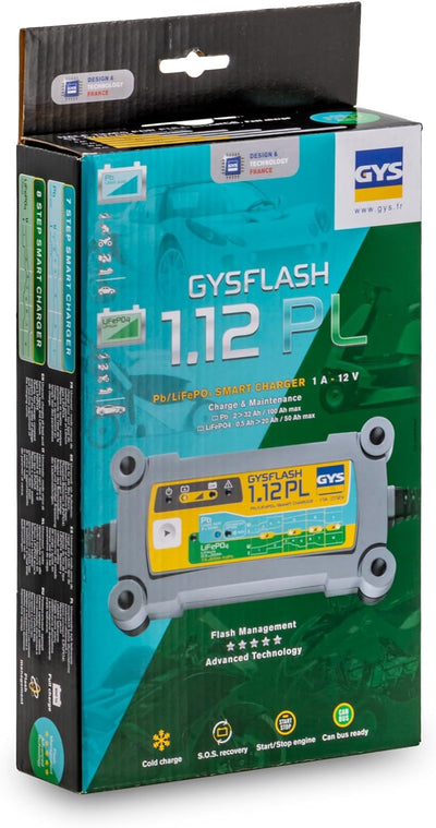 GYS GYSFLASH 1.12 PL 026902 Automatikladegeraet 12V 1A