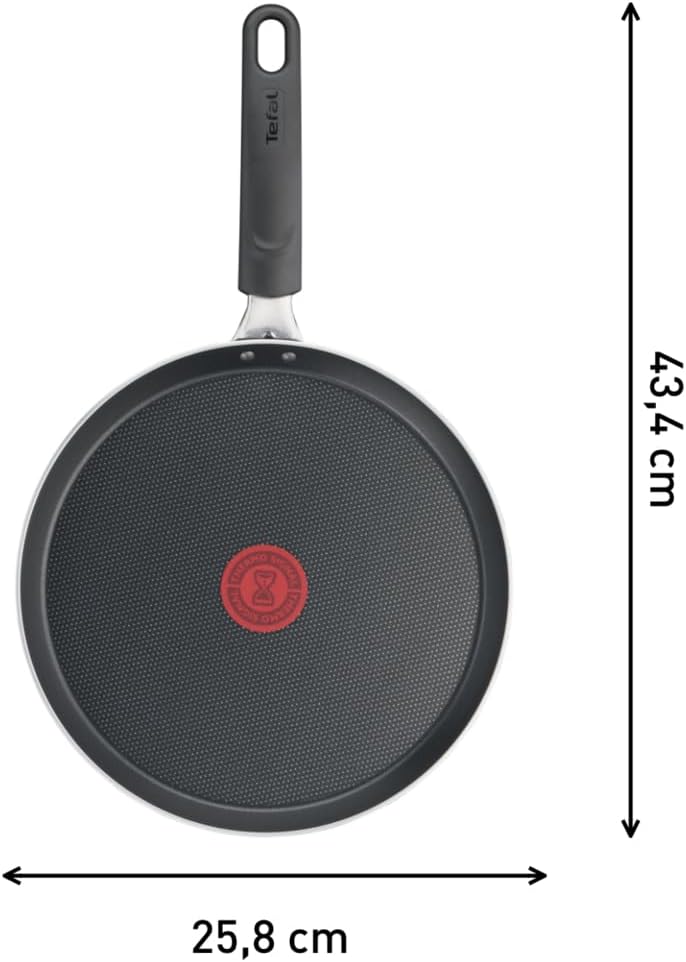 Tefal B56410 Day by Day On Crêpepfanne | 25 cm | Antihaftbeschichtung | Thermo-Signal | für alle Her