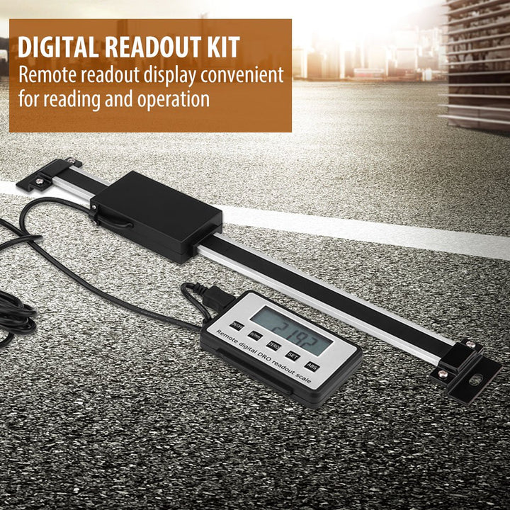0-200mm genaue Ausleseskala Digital Linear Scale LCD Auslesekit für Fräsmaschinen Drehmaschinen Schn
