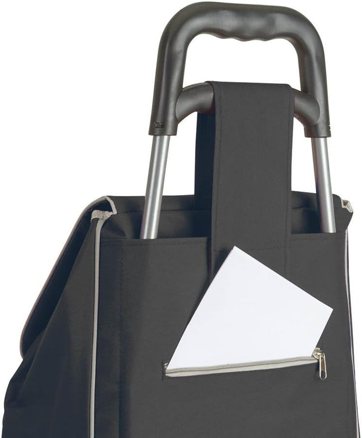 METALTEX CARRO COMPRA 4R. Bolsa FRIGO 'Aloe' Negro, Detailed in The Description, schwarz, Zentimeter
