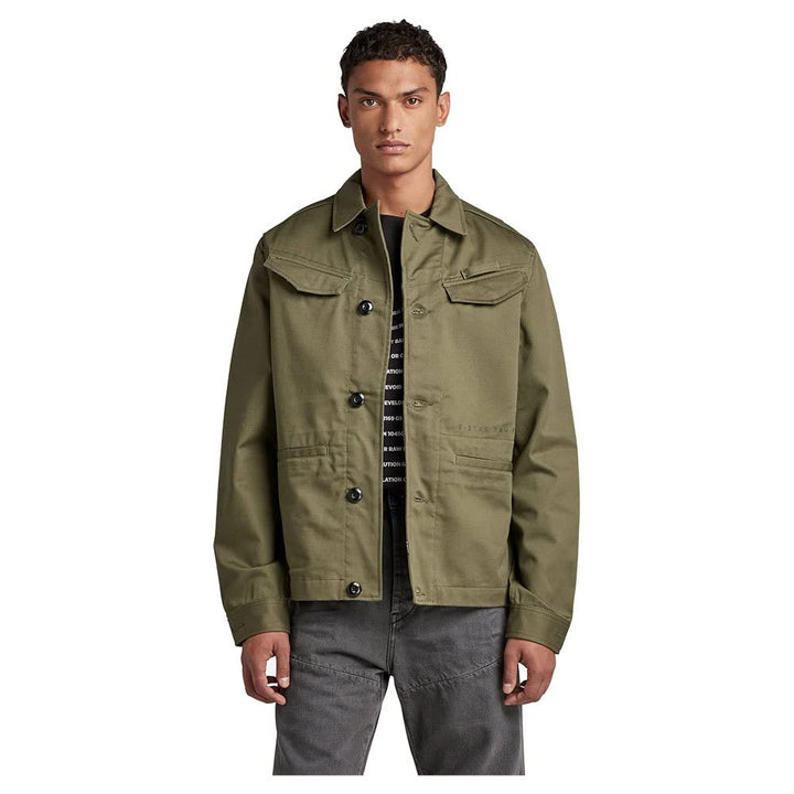 G-STAR RAW Herren Worker Overshirts XS Grün (Shadow Olive D21445-c900-b230), XS Grün (Shadow Olive D