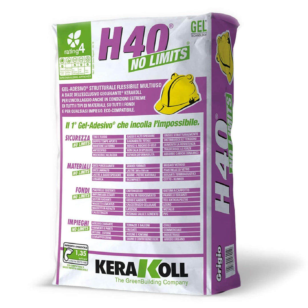 Kerakoll Fliesenkleber H40 No Limits, grau, 25 kg