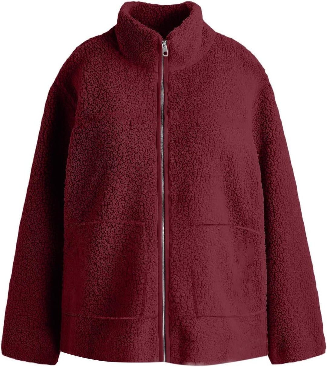 Umstandsjacke mit Babyeinsatz Warm Teddy Fleecejacke Umstands Baumwolljacke Winter Umstandsmode 2 in